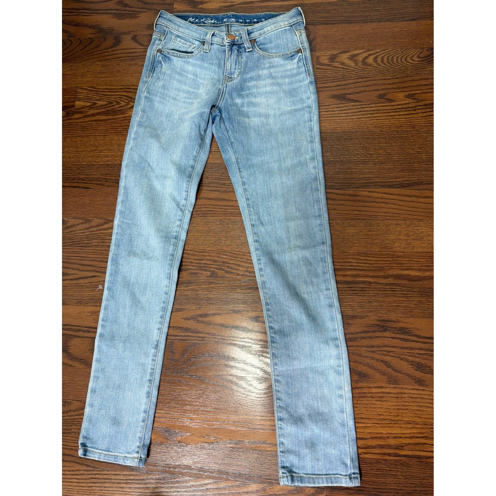 Old Khaki Mens Slim Straight Leg Jeans Light Wash Blue Stretch Denim 30 118430